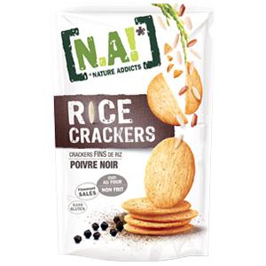 Rice Crackers poivre noir de Nature Addict